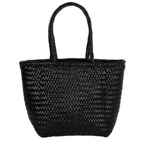Dragon Diffusion Grace Small Leather Tote, Black